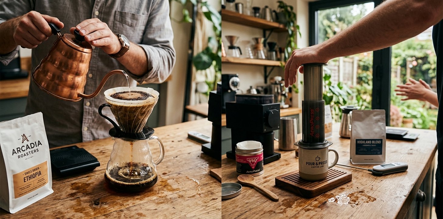 Pour over and Aeropress