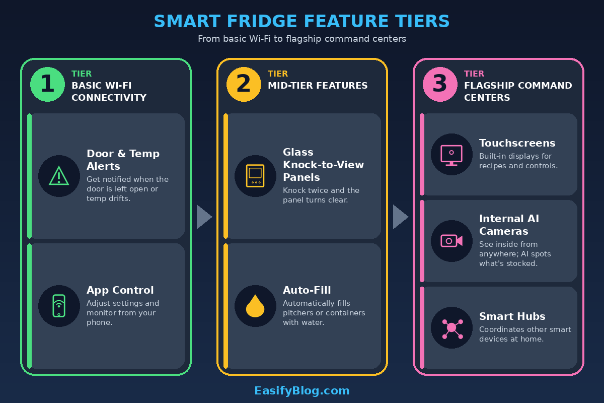 Refrigerator tiers